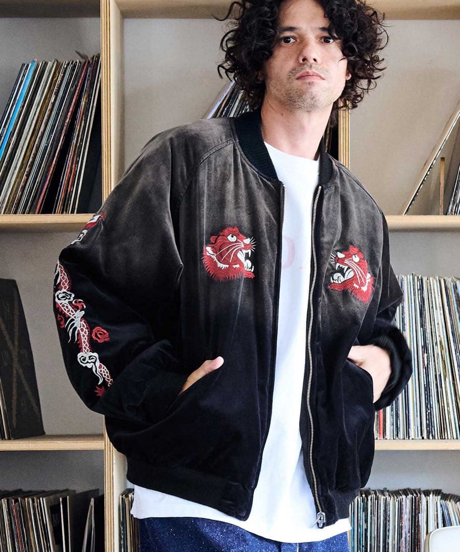 限定価格！Lサイズ50's reversible別珍スカジャン - メルカリ