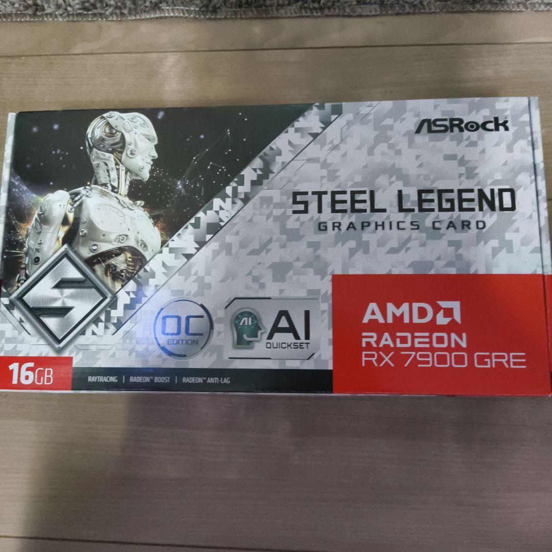 グラフィックボード・グラボ・ビデオカード ASRock Radeon RX7900GRE STEEL LEGEND16GB Radeon RX 7900 GRE Steel Legend 16G OC | ASRock グラフィックボード