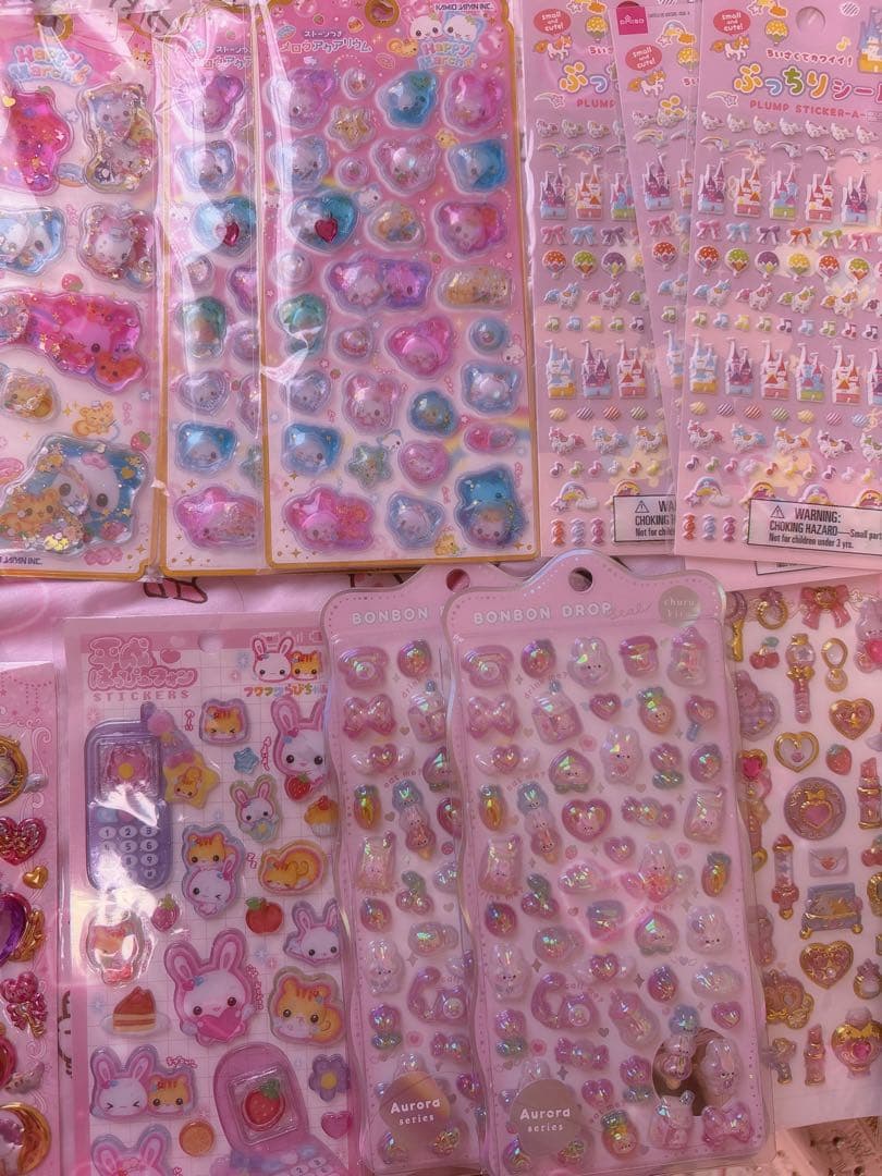 まとめ売り らびちゃん 平成女児シール キャンディツインズ 平成はっぴ