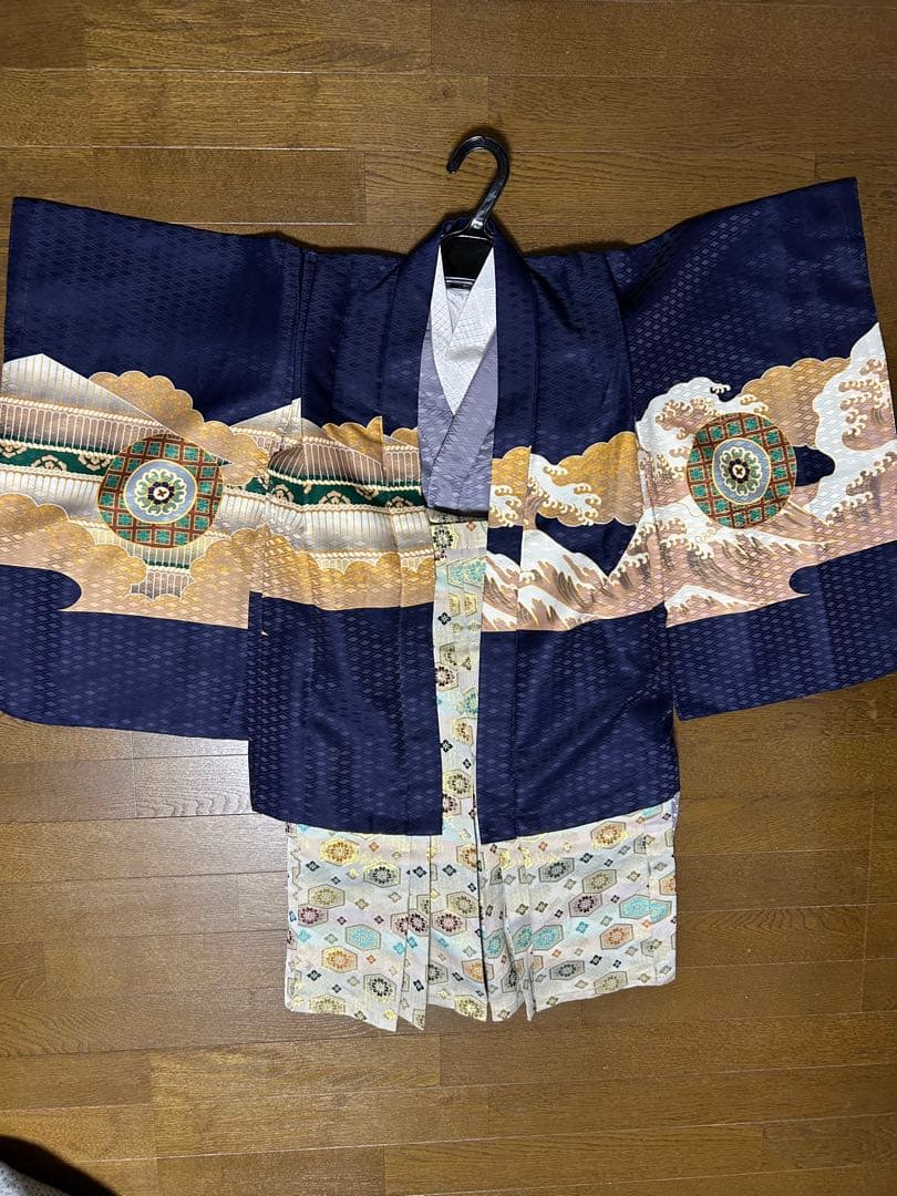 七五三　袴　雪駄　フルセット SOUBIEN（創美苑） 七五三 男の子 5歳 袴セット 袴 帯 羽織紐 扇子