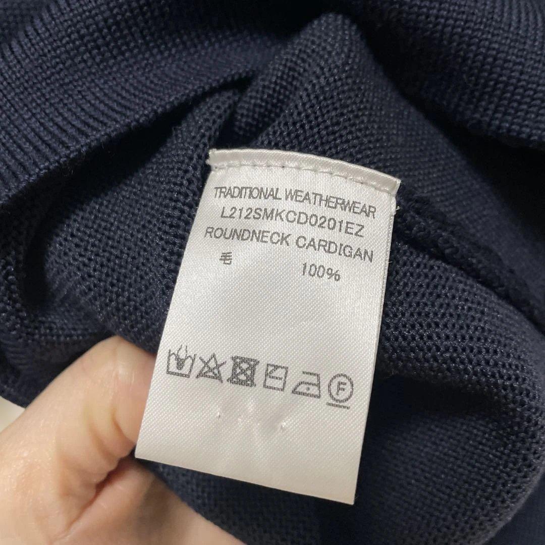 美品〉トラディショナルウェザーウェア アークリーニット ネイビー XS