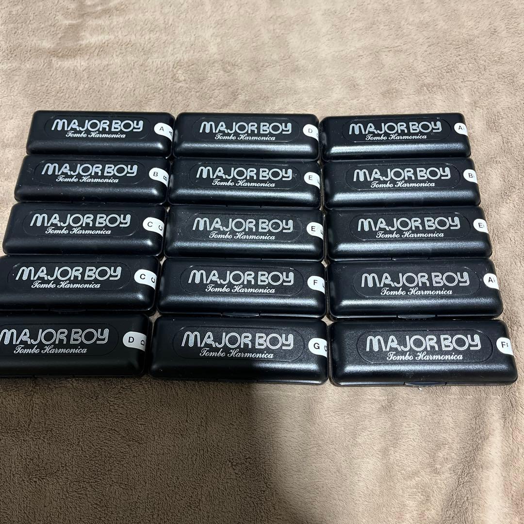 MAJOR BOY トンボハーモニカ 15本セット TOMBO（トンボ） ハーモニカ 10ホール TOMBO MAJOR BOY 1710 メジャー