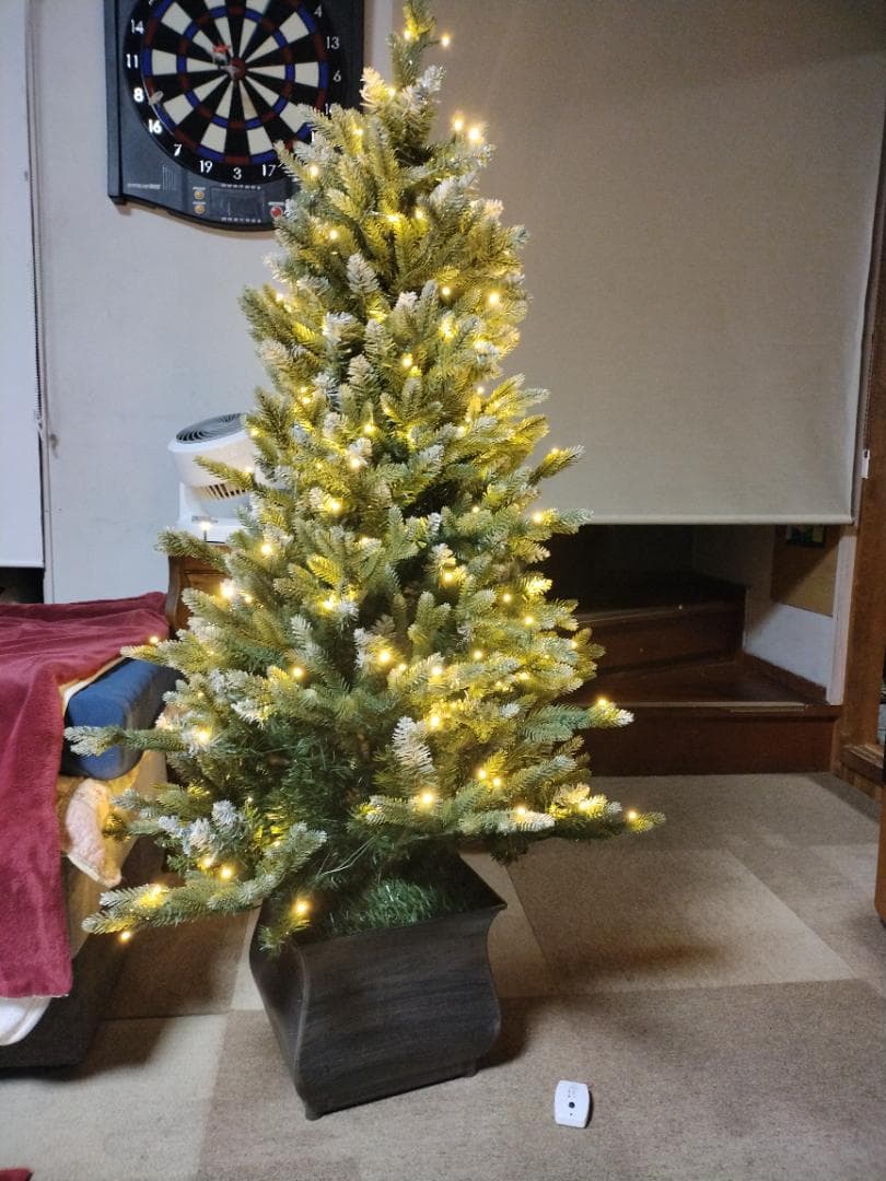 1.3m LED電飾付き クリスマスツリー リモコン付き 中古 検 コストコ