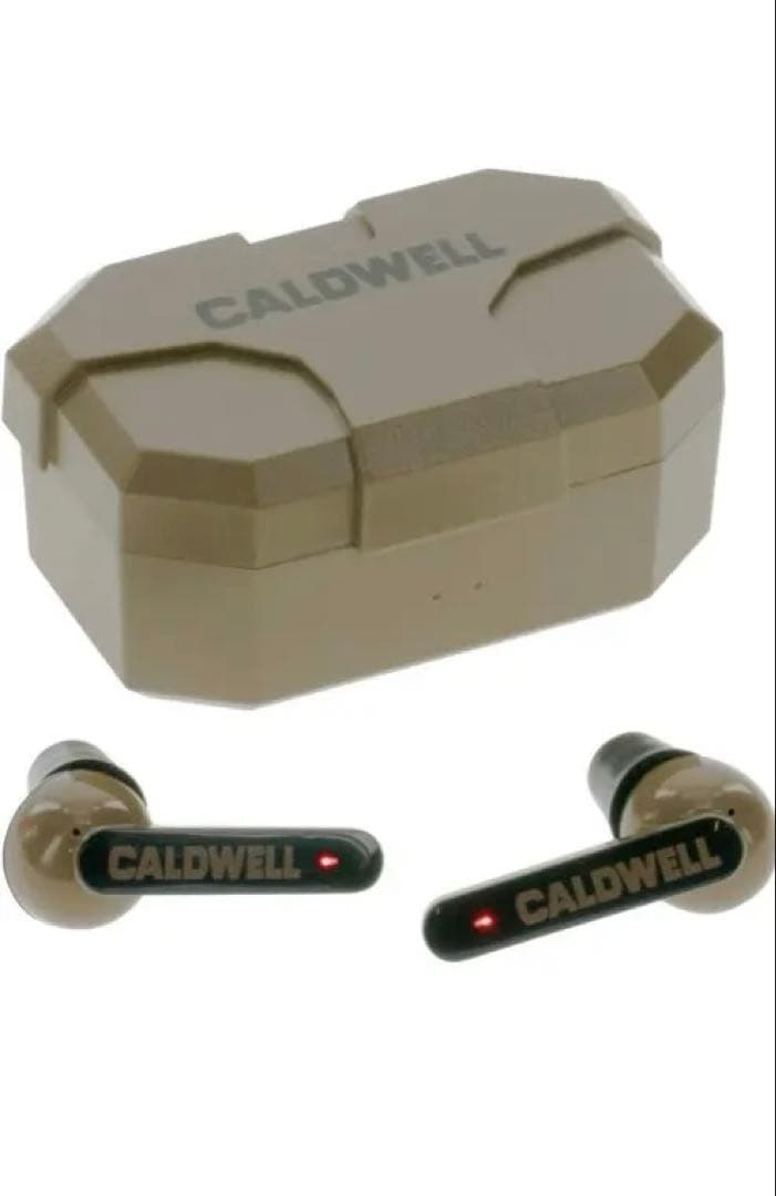 CALDWELL E-MAX SHOTS イヤホン、耳栓 充電ケース付き CALDWELL 電子イヤープラグ E-MAX シャドウズ Bluetooth対応 耳栓