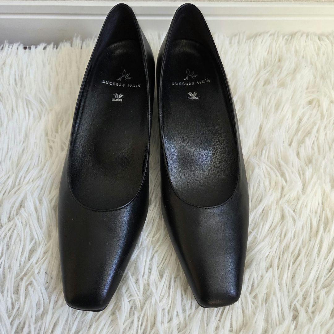 未使用級　ワコール　サクセスウォーク　スクエアトゥ　3.5cm 冠婚葬祭