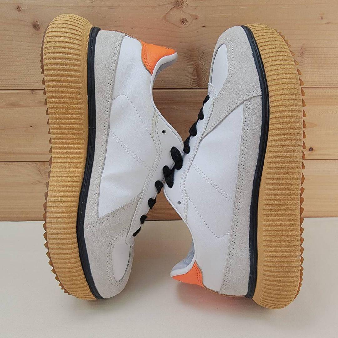 オニツカタイガー デレシティ ホワイト/オレンジ 24.5cm