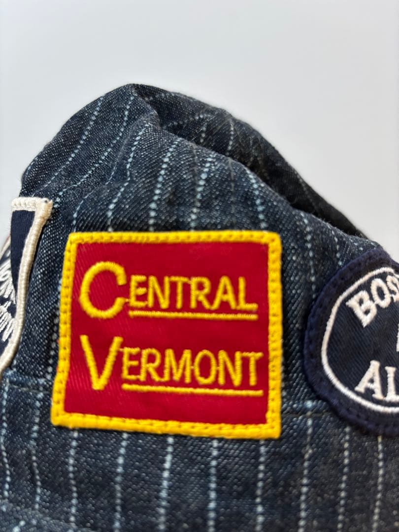 DENIM DUNGAREE ワッペン パッチ デニム キャップ サイズ52