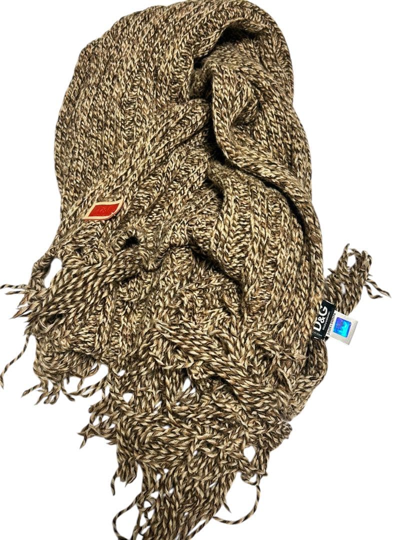 D&G 超ロングマフラー 2.2m イタリア製 男女兼用 ドルチェ＆ガッバーナ