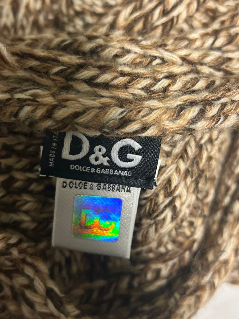 D&G 超ロングマフラー 2.2m イタリア製 男女兼用 ドルチェ＆ガッバーナ