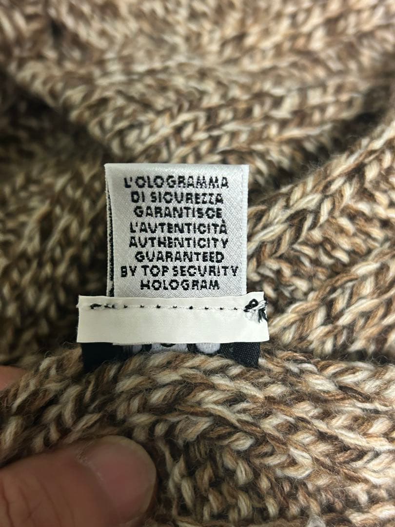 D&G 超ロングマフラー 2.2m イタリア製 男女兼用 ドルチェ＆ガッバーナ