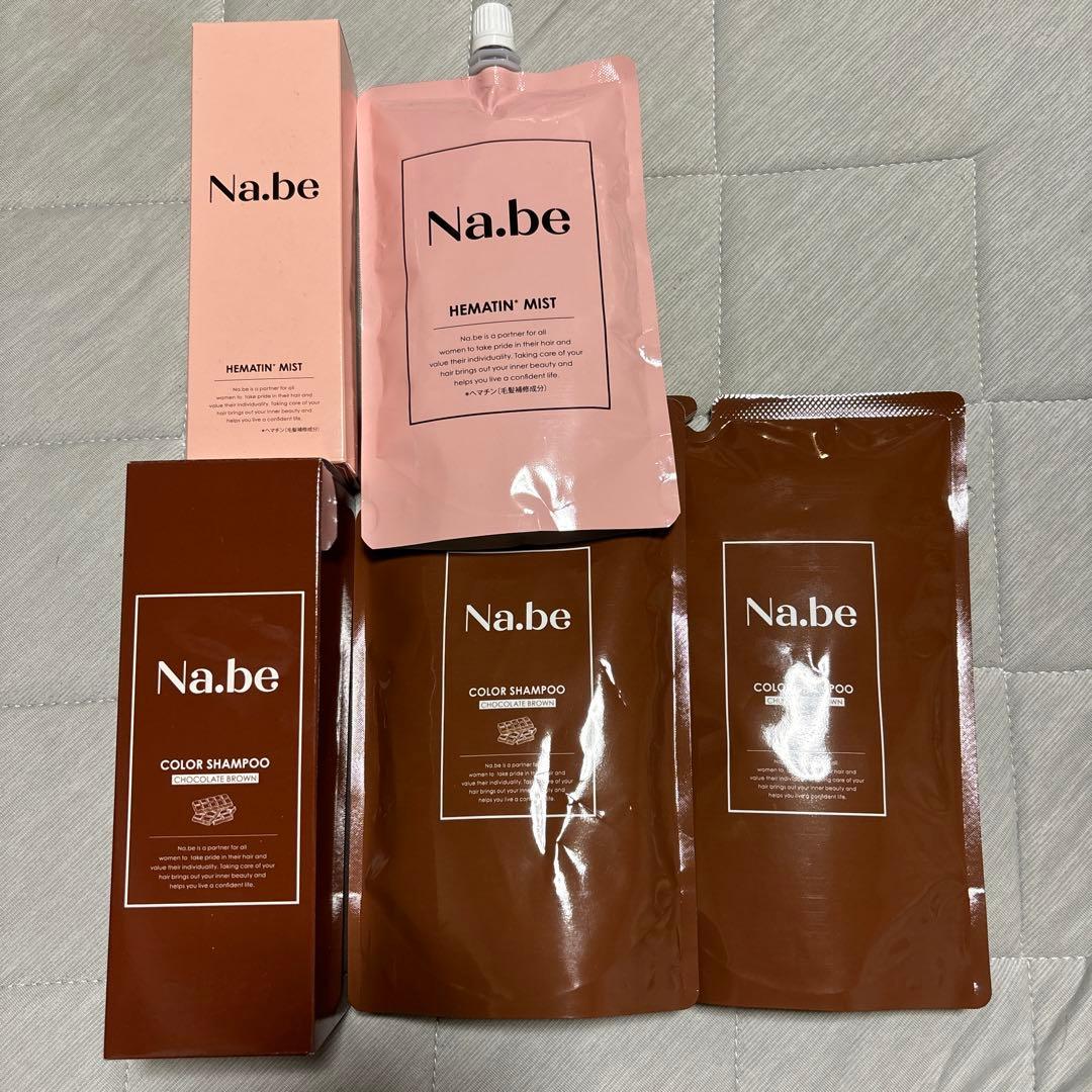 Na.be カラーシャンプー チョコレートブラウン　ナイブ　Hミスト Amazon.co.jp: Na.be Hair Color Shampoo (Mocha Brown) 270ml