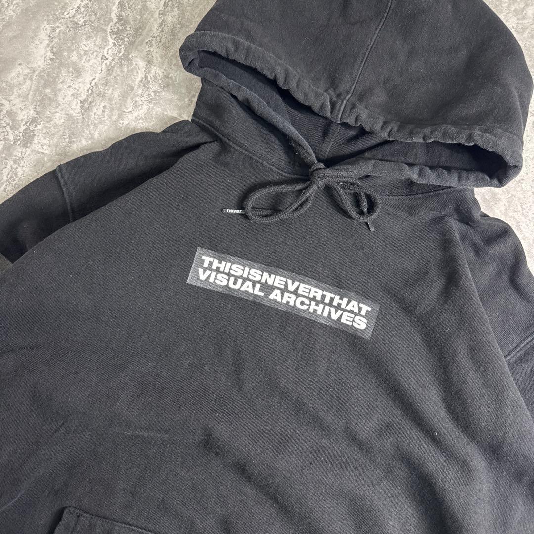 thisisneverthat ネバザ パーカー フーディ 韓国 ブラック L - メルカリ