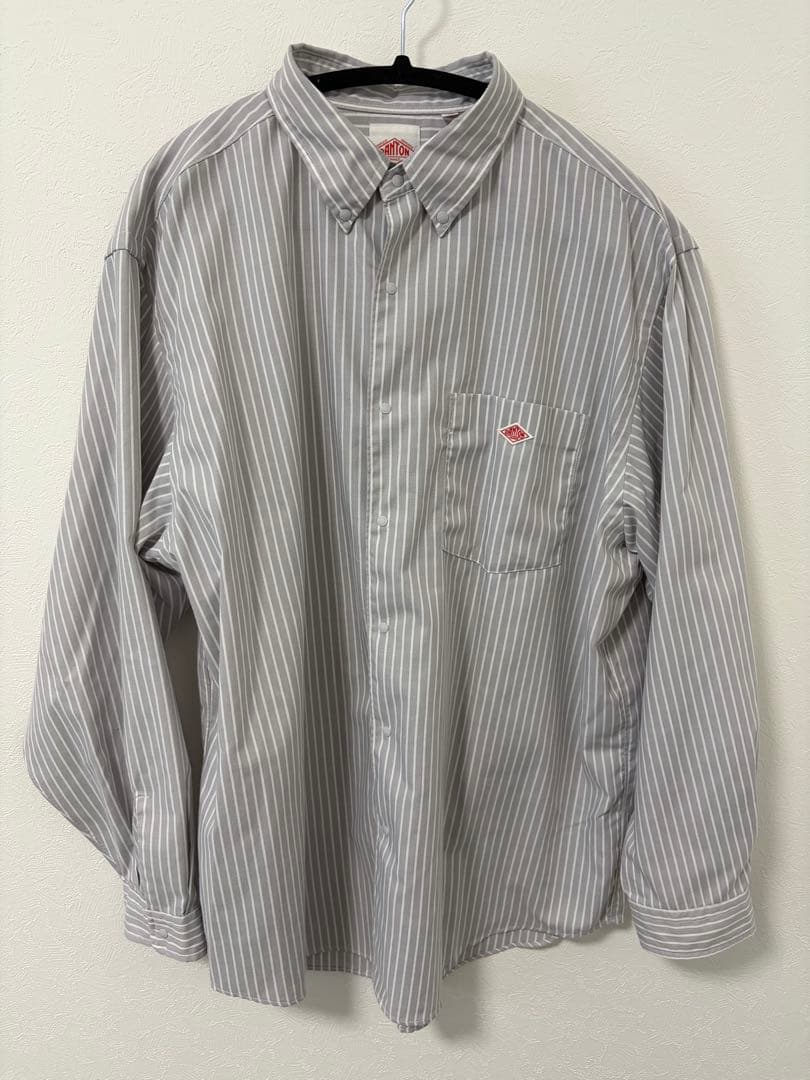 DANTON OXFORD B.D SHIRT 44 グレー 楽天市場】メンズ44(XXL) ダントン ポリエステルオックスフォード