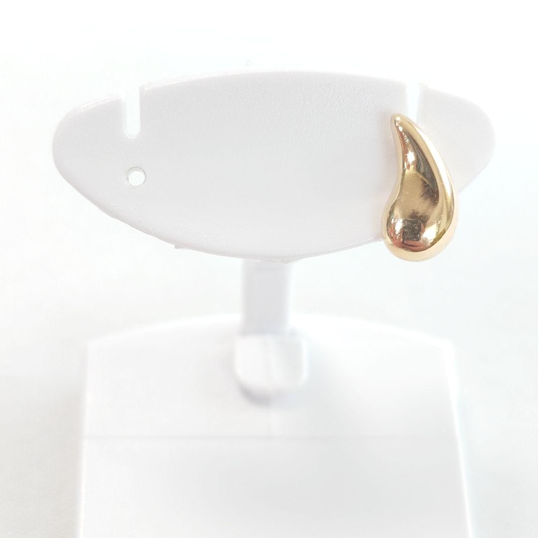 ティファニー K18 ティアドロップ ピアス 片耳用 6582 楽天市場】ティファニー ティアドロップ ピアス K18イエローゴールド