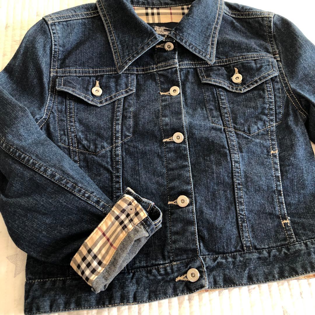 BURBERRY デニムジャケット チェック裏地 - メルカリ
