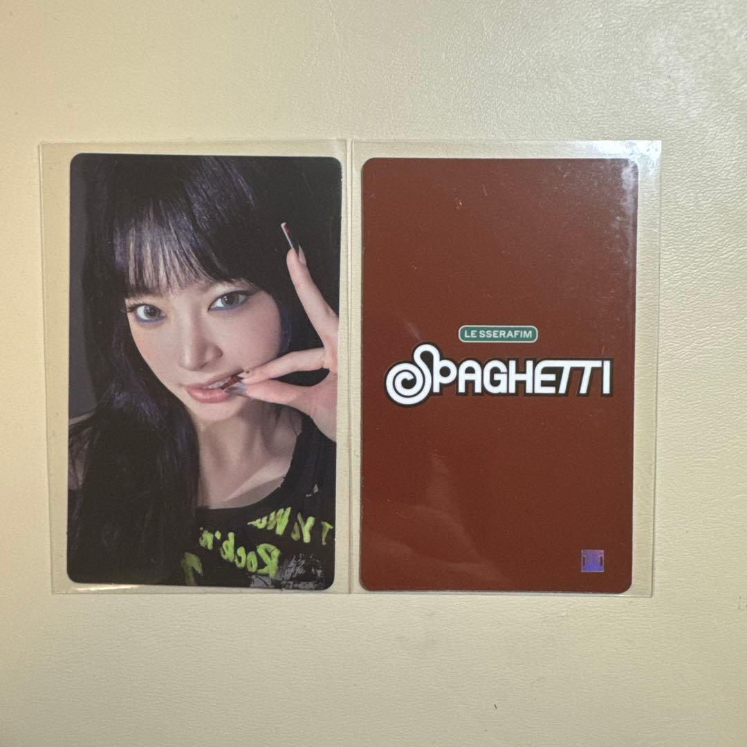 ルセラフィム スパゲッティ ラキドロ weverse トレカ ウンチェ - メルカリ