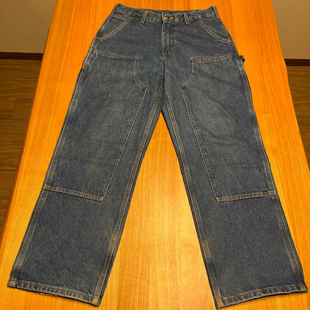 Carhartt ダブルニーパンツ　ペインターパンツ　カーハート　デニム 楽天市場】米国企画 カーハート Carhartt デニム ダブルニー ロガー