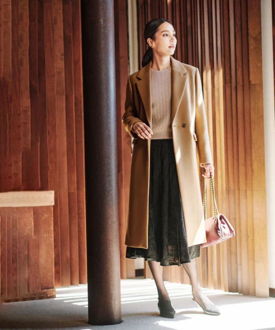 sora様専用 【BELLANDI】メルトンチェスターコート ロングコート