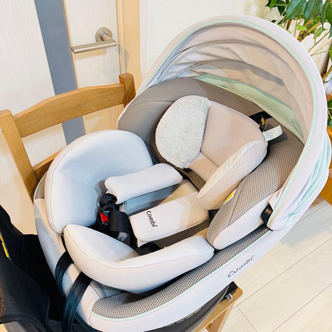 コンビ クルムーヴ スマートISOFIXエッグショックJL-590ミントグリーン