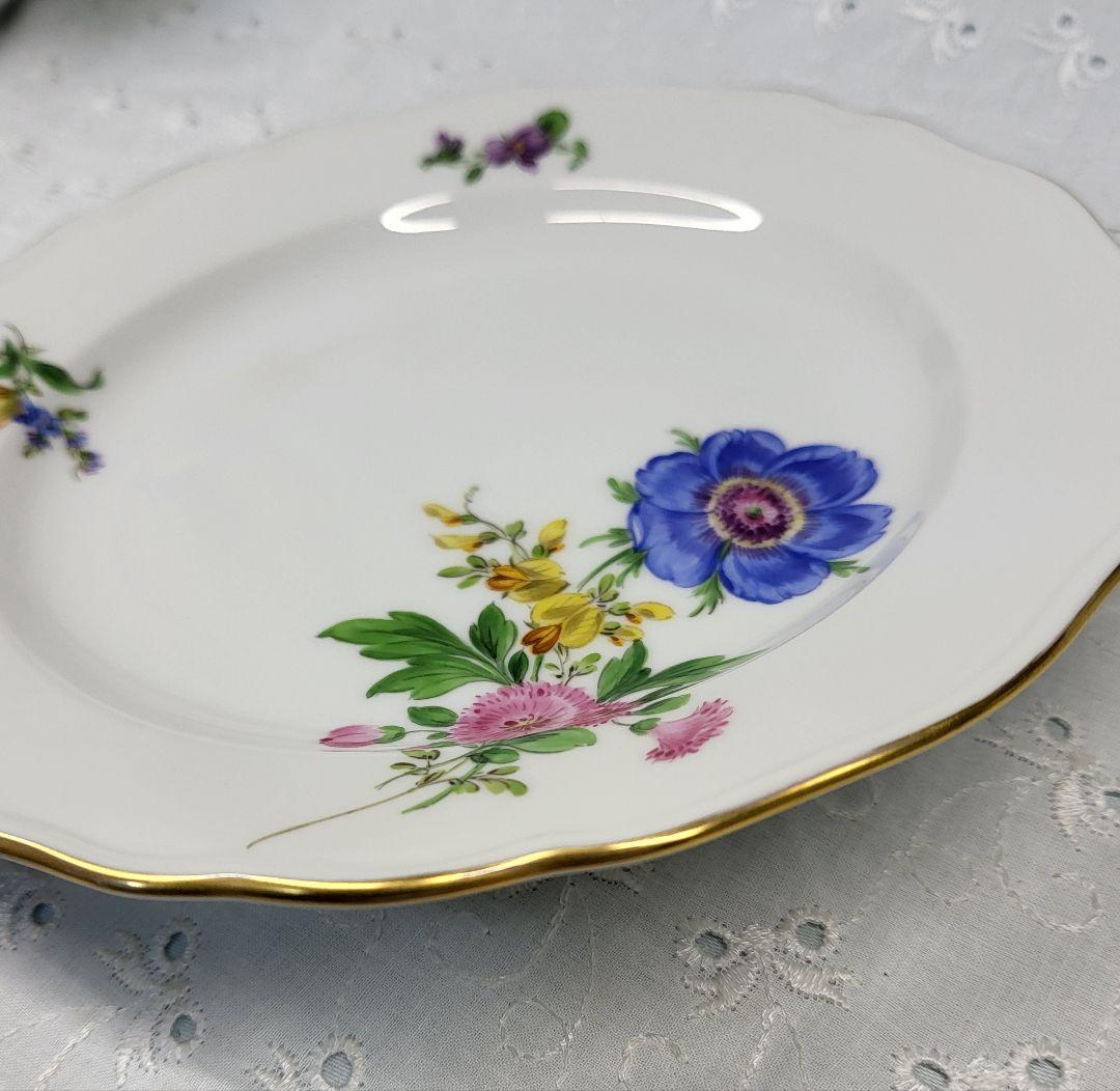 ✨マイセン ベーシックフラワー 3つの花 プレート✨デザート 18 皿②