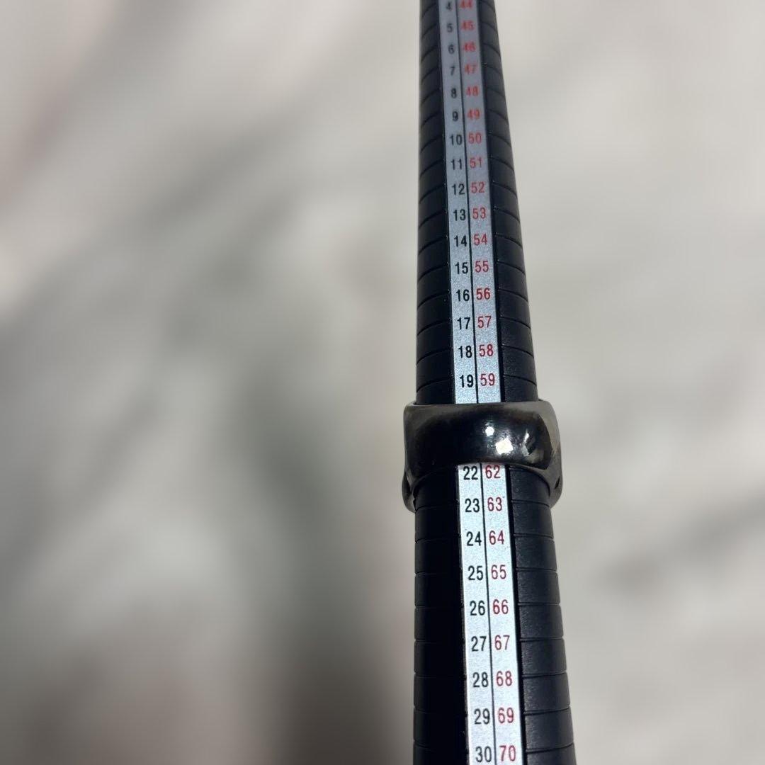 ナンバーナイン スカルリング ブラックコーティング 21号 - メルカリ