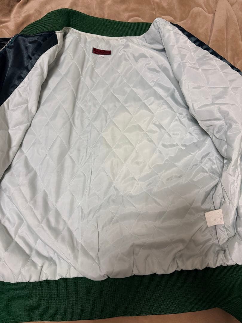 JOHN BULL 虎龍 別珍 サテン 日本限定 スカジャン vintage 緑 - メルカリ