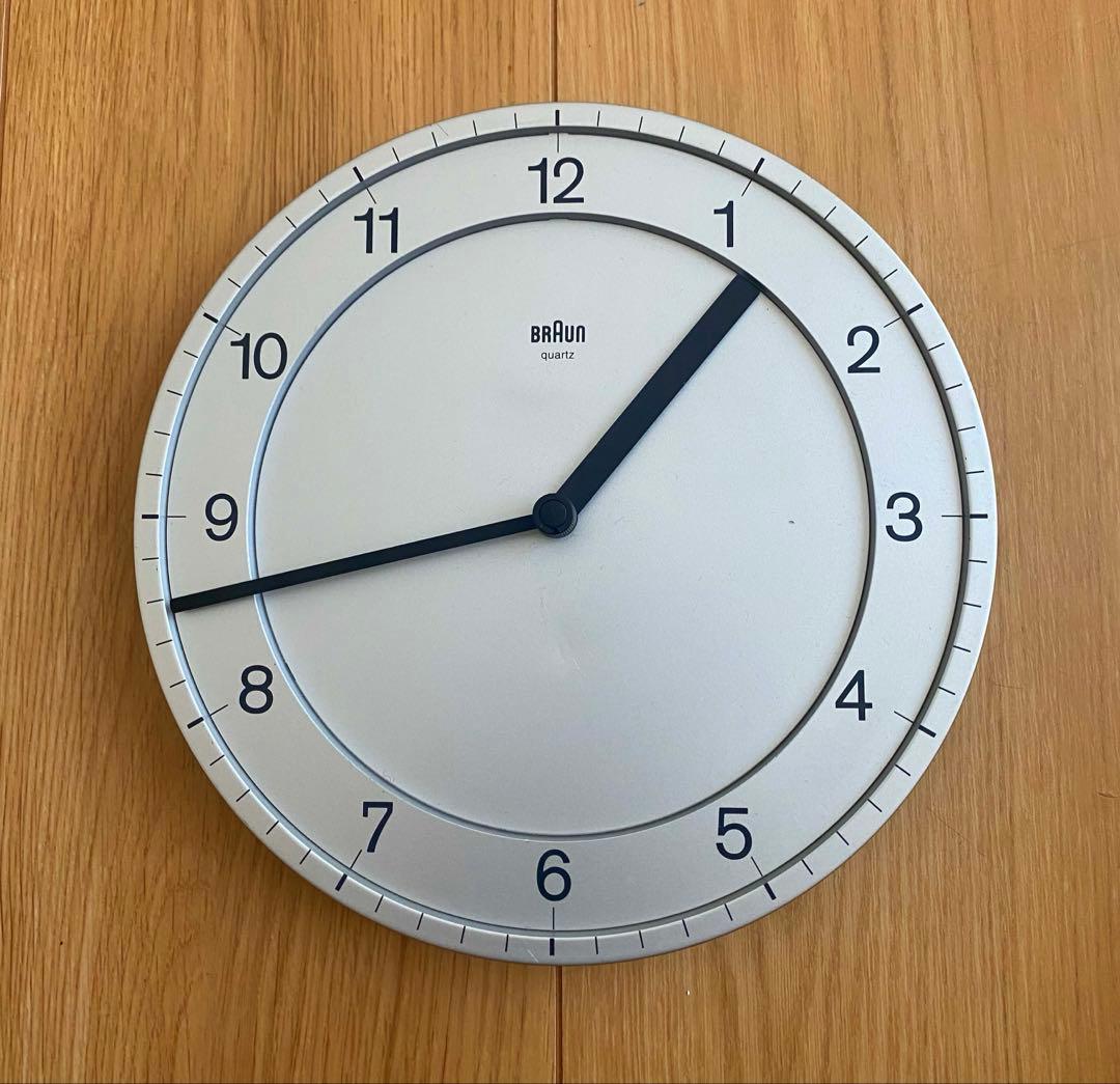 ヴィンテージBRAUN 時計 dieter rams ディーターラムス - メルカリ