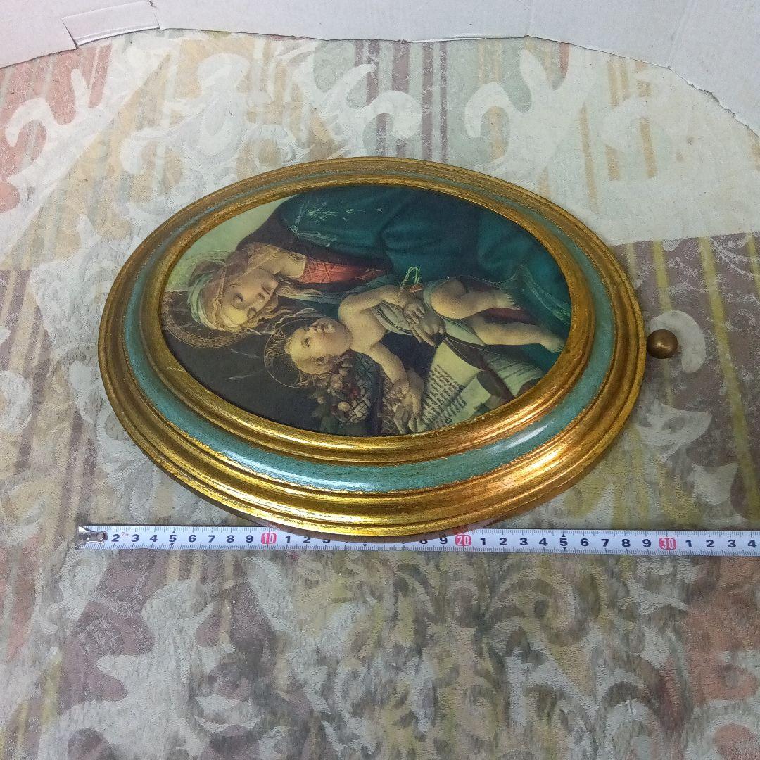 ボッティチェリ聖母子 壁掛オルゴール