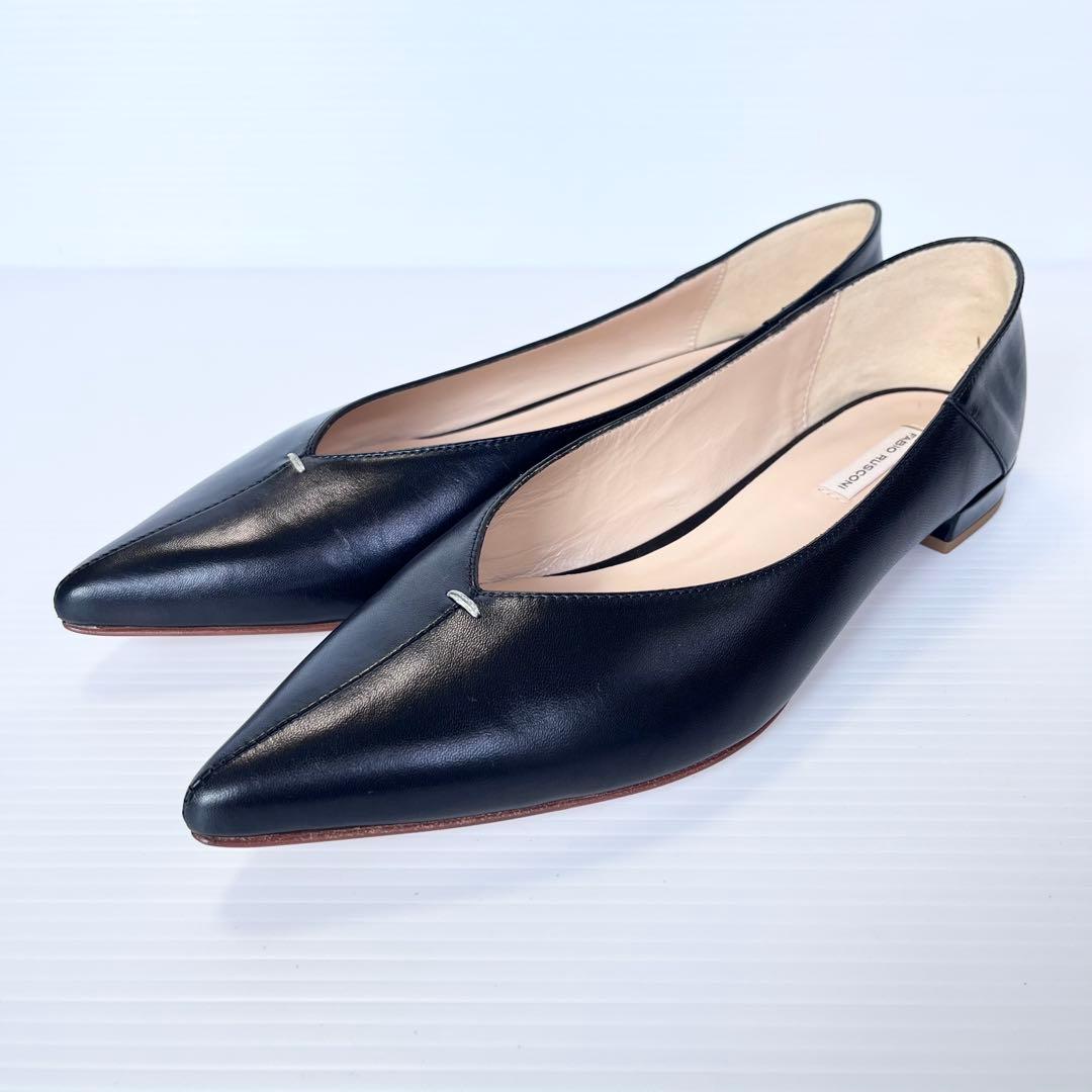 試着程度✨ ファビオルスコーニ ポインテッドトゥ フラットパンプス