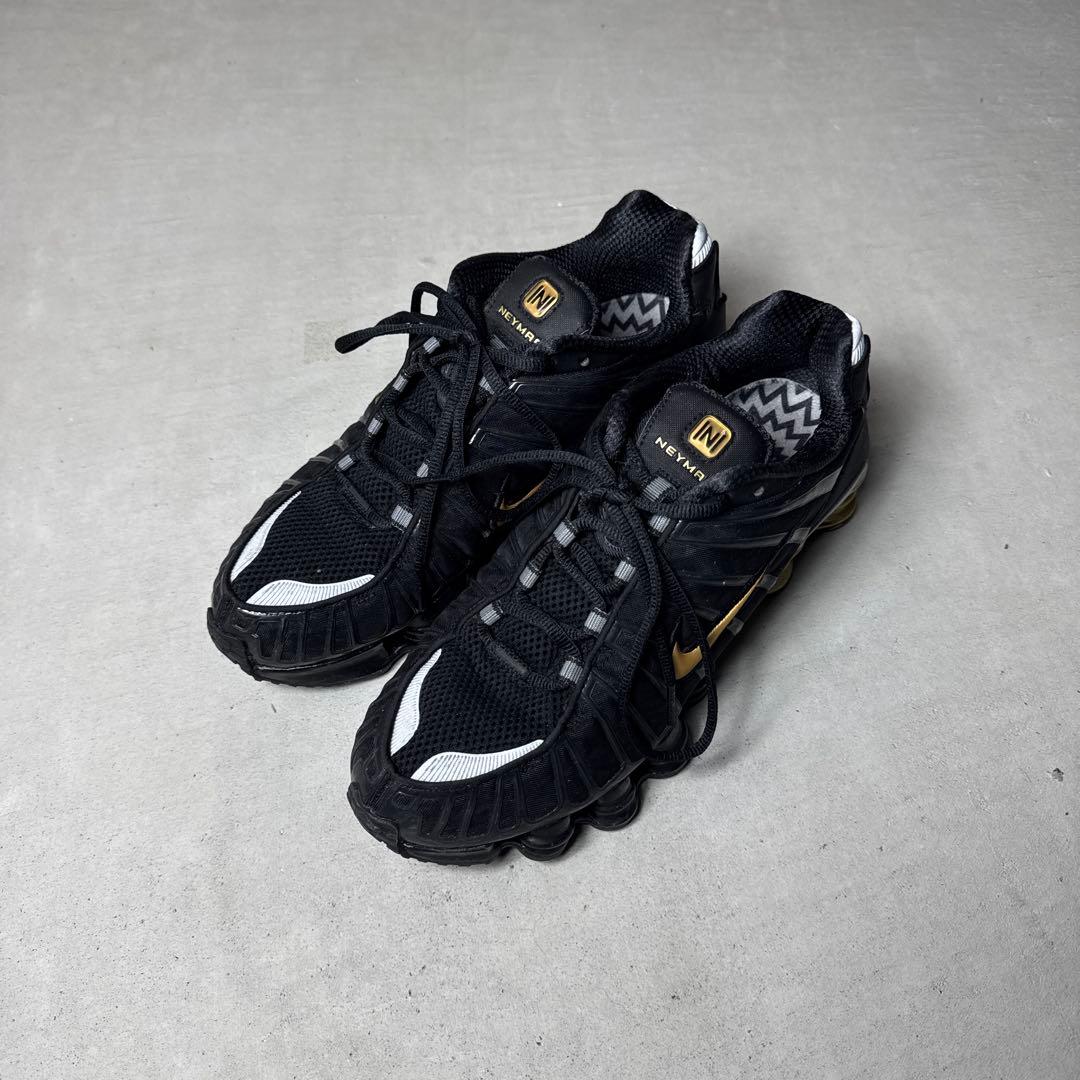 nike shox tl neymar ネイマール ショックス ブラック 黒 金 - メルカリ