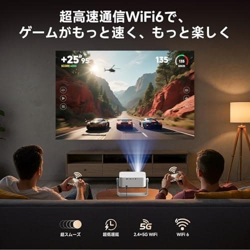 Netflix公式ライセンス iSinbox 次世代ホームプロジェクター - メルカリ