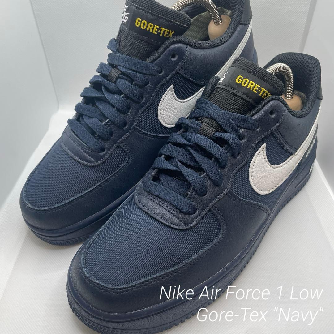 AirForce1 GORE-TEX ネイビー エアフォース1 ゴアテックス - メルカリ