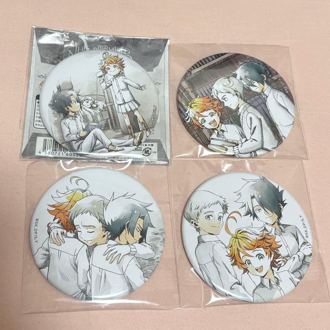 約束のネバーランド 体験ミュージアム 約ネバ 缶バッジ エマ レイ