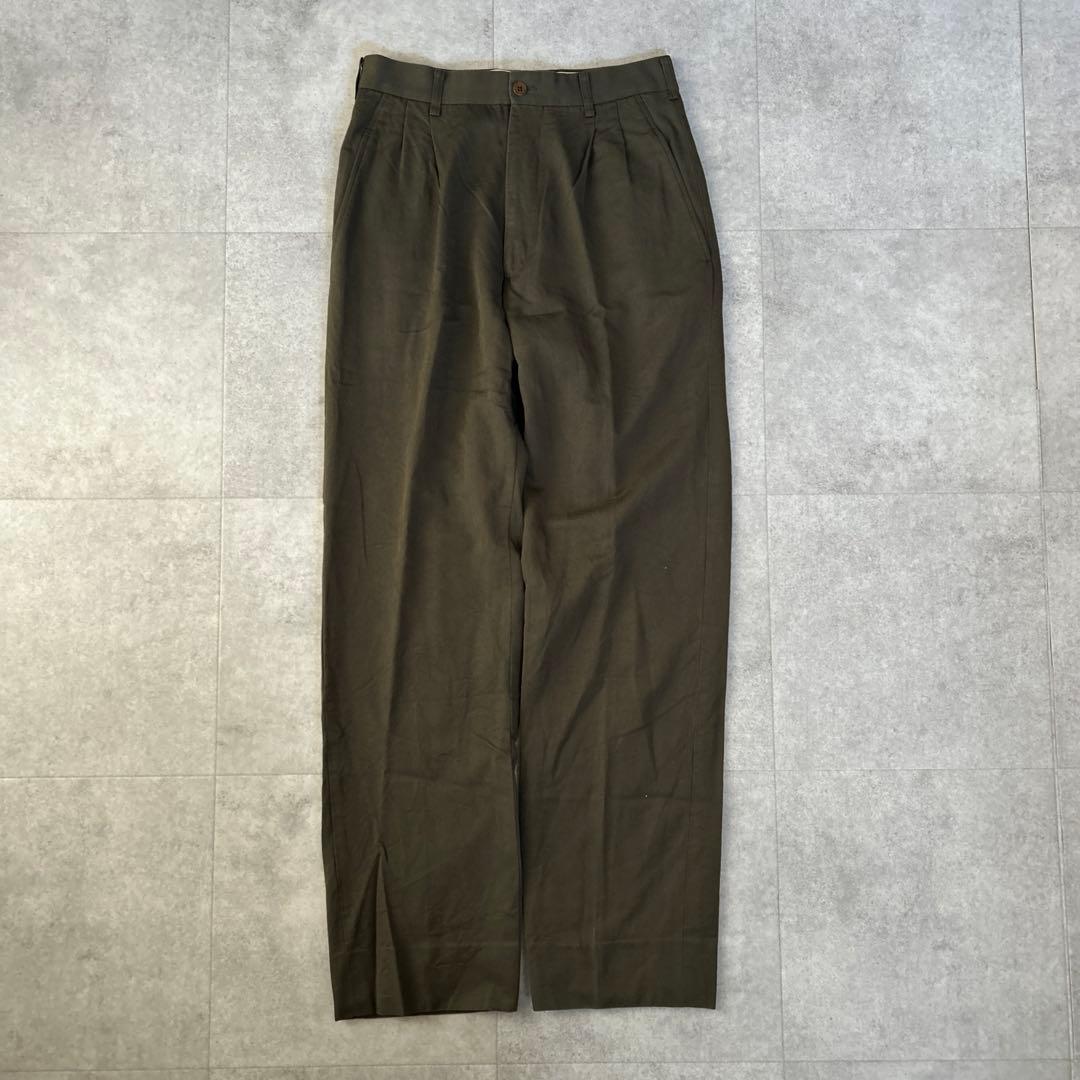 Yohji Yamamoto POUR HOMME スラックス コットンレーヨン Yohji Yamamoto POUR HOMME×NEIGHBORHOOD(R) Collaborate Collection