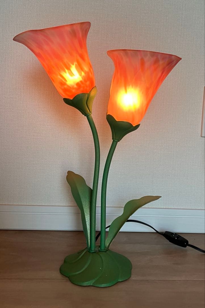 HOYA クリスタル テーブルランプ ライト 花 - メルカリ