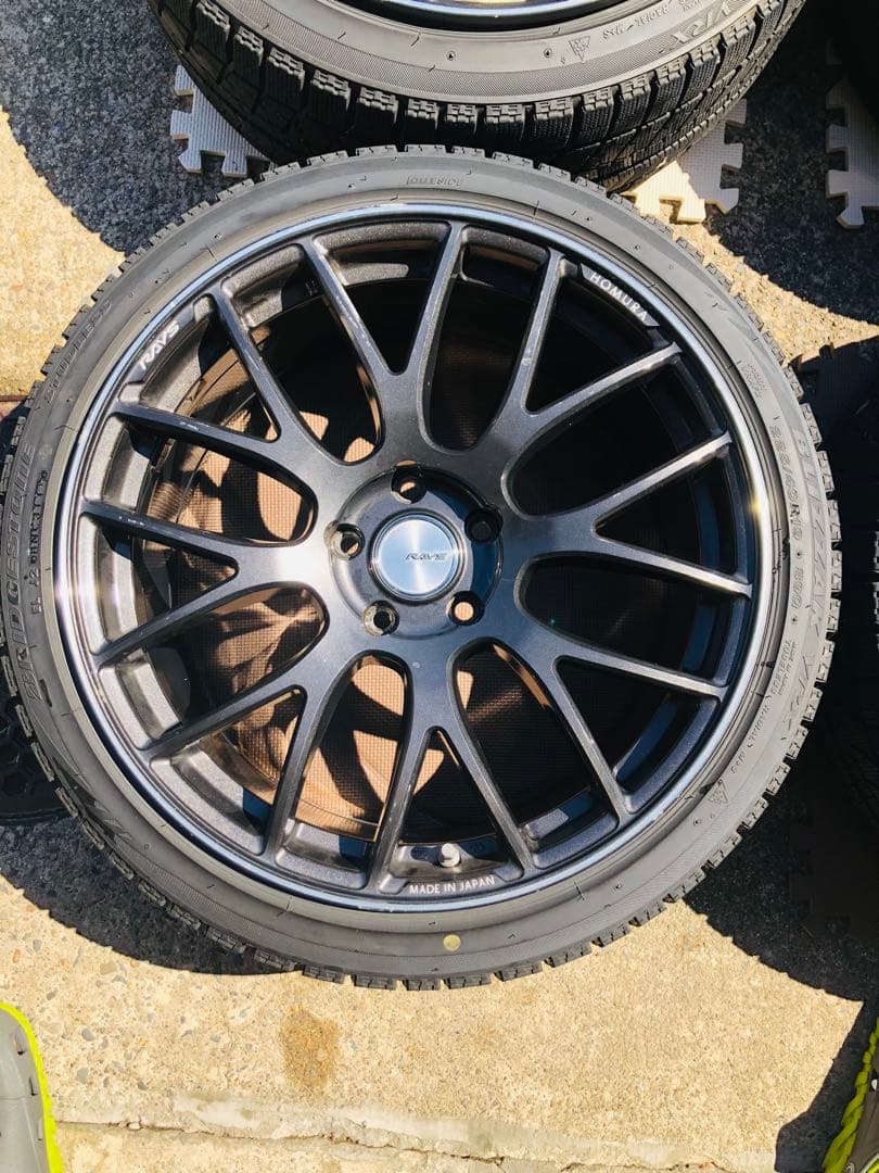 シゲ　1/4 rays ホムラ 8.5j43 2x8GTS 19インチ