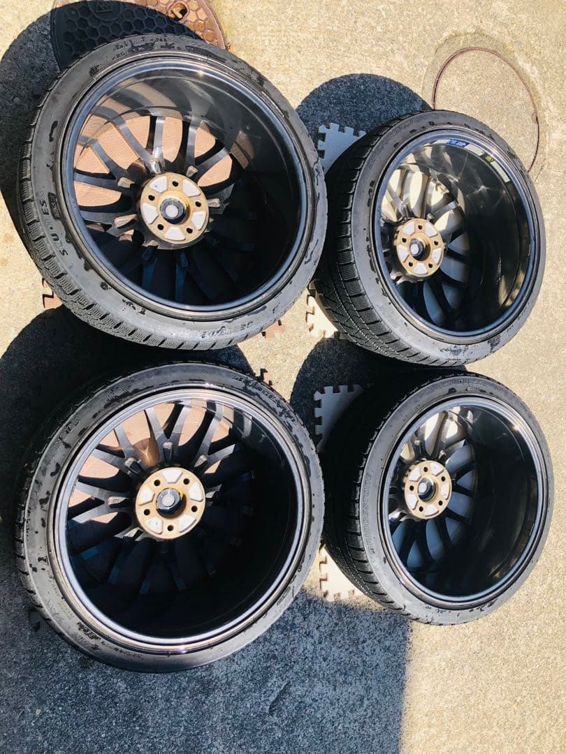 シゲ　1/4 rays ホムラ 8.5j43 2x8GTS 19インチ