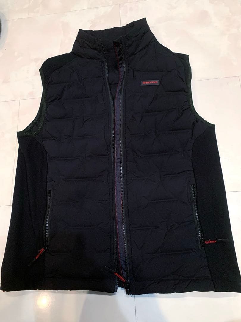良品　ブリーフィング　briefing ダウンベスト　M ストレッチ ハイブリッド ダウン ベスト(ベスト)|BRIEFING