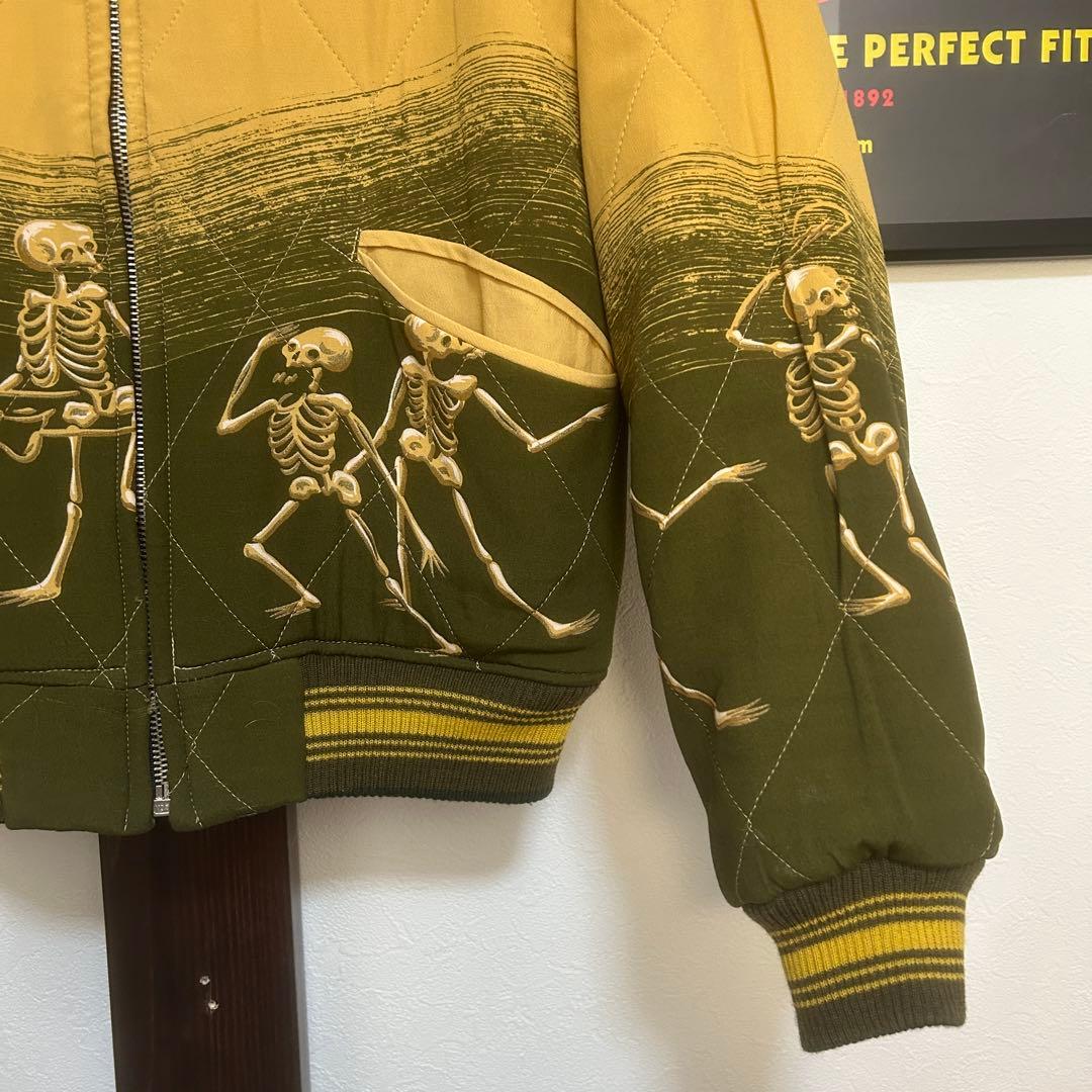 美品 00's 希少デザイン フェローズ 虎×踊り髑髏 リバーシブル