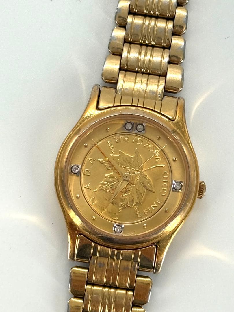 ELGIN（エルジン）腕時計SK-148-C メイプルリーフ金貨モチーフ K24