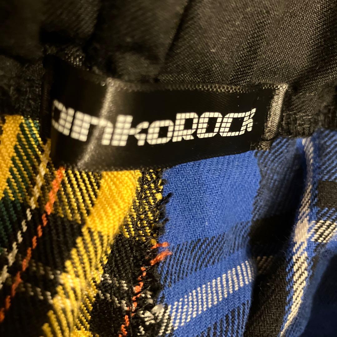 【ankorock】ユニセックス　美品　超パンクバルーン　リブパンツ