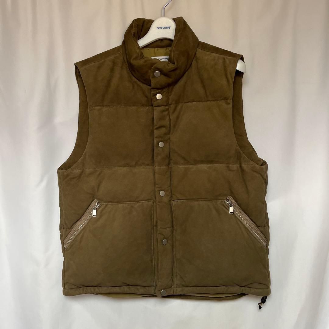 nonnative EXPLORER DOWN VEST レザーダウンベスト3 - メルカリ
