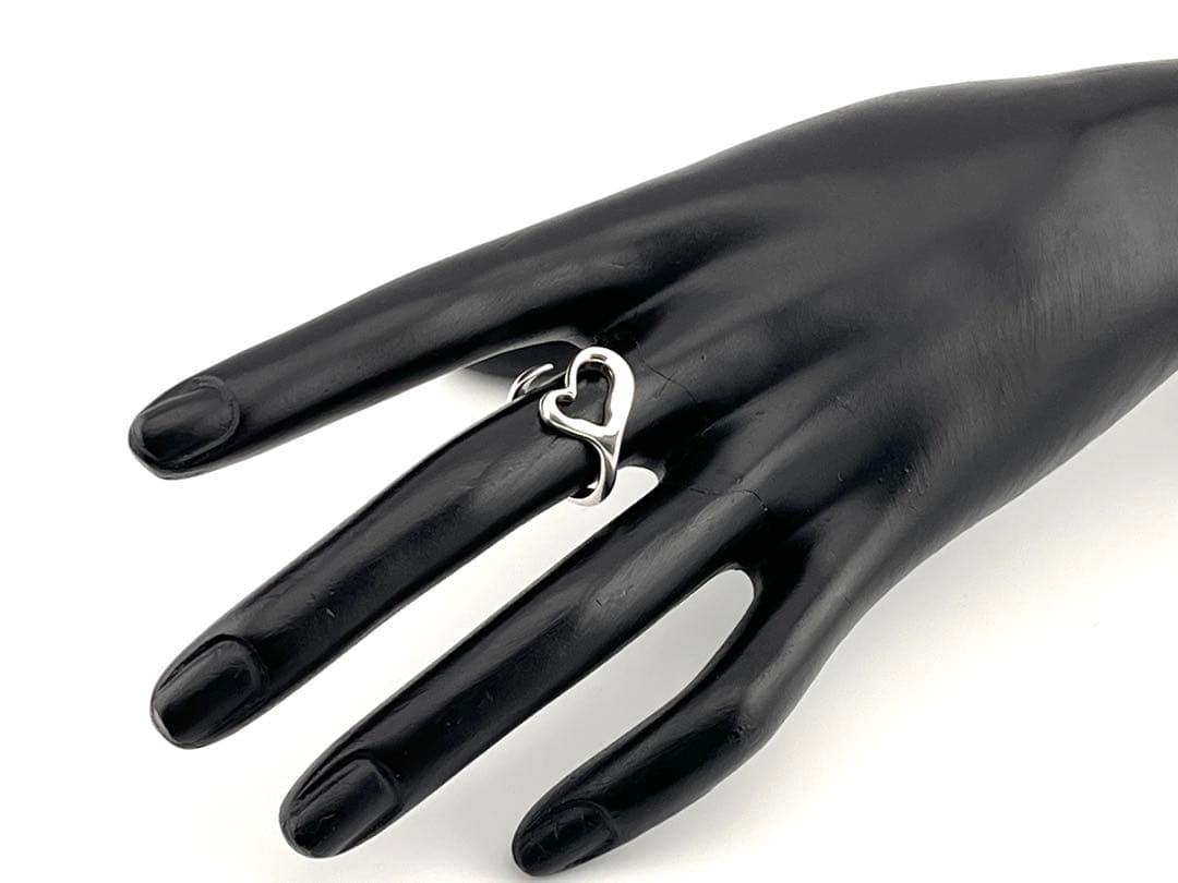 c968 ティファニー オープンハート リング シルバー925 約11号