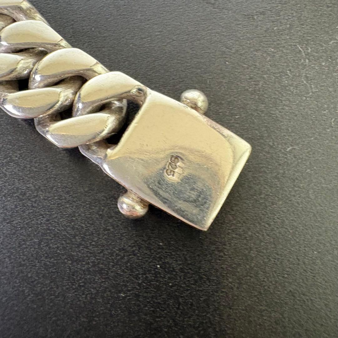 智樹様専用】重厚 喜平チェーンブレスレット シルバー925 57g 18cm