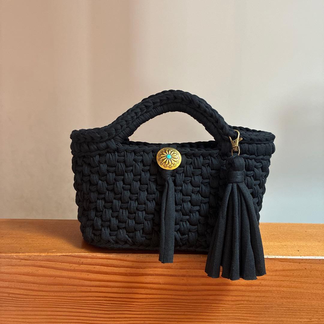 ゆっつママ様♡ズパゲッティ マルシェバッグ - メルカリ