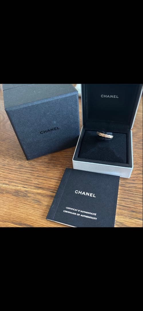 CHANEL シャネル マトラッセ リング K18 ゴールド 正規品 シャネル CHANEL マトラッセリング10Pダイヤ ゴールド 750 ジュエリー