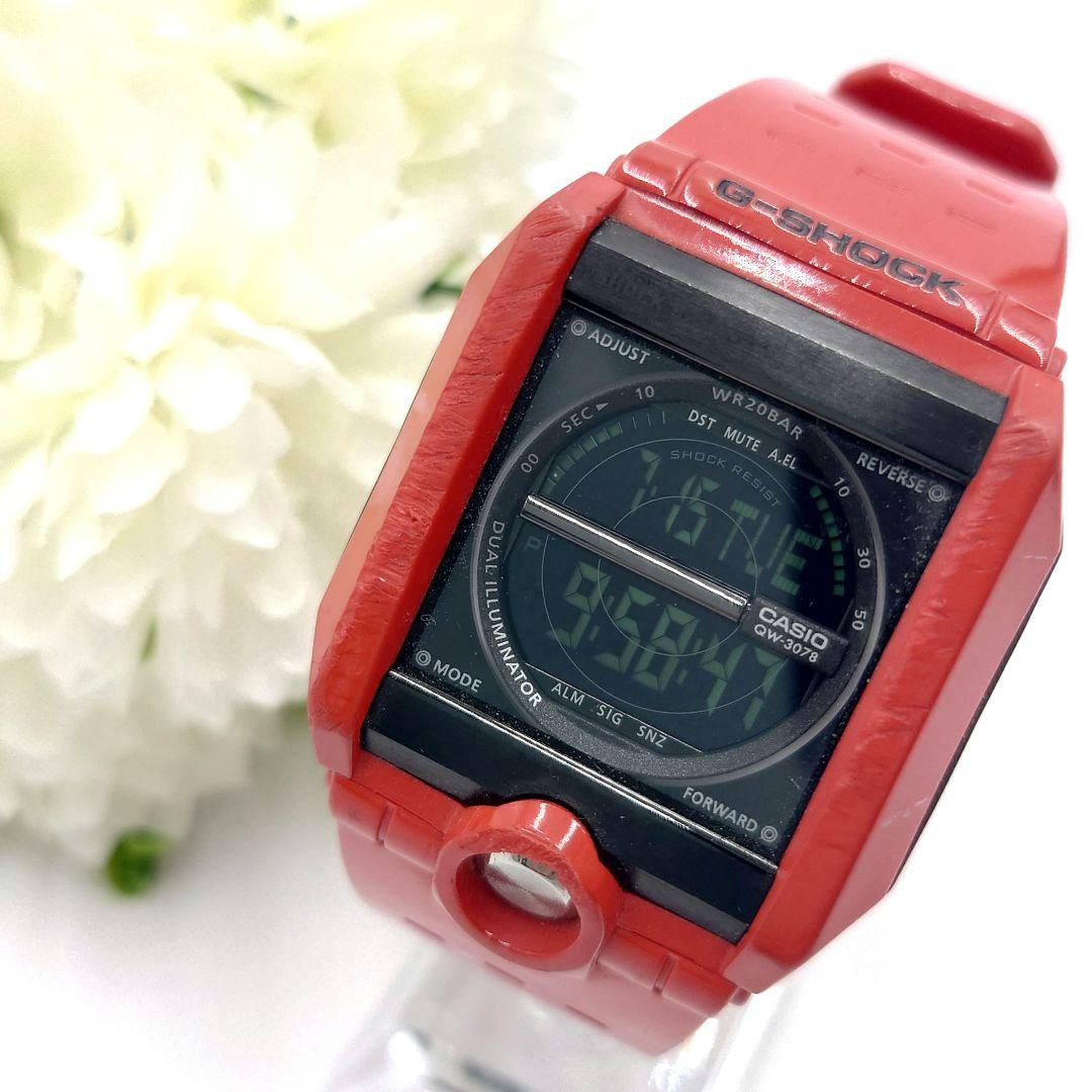 セール限定 G-SHOCK G-8100-4JF レッド Gショック スクエア - メルカリ