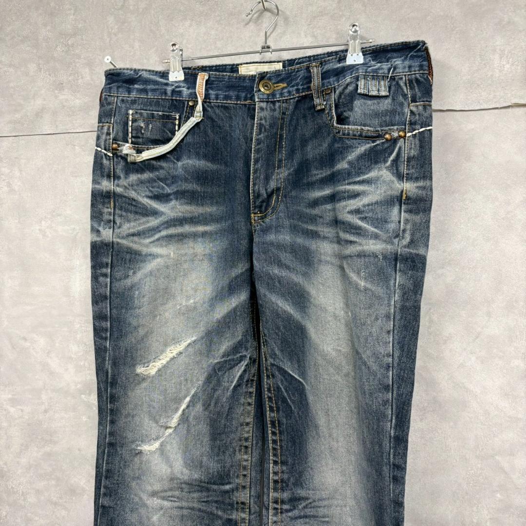 大きめサイズ W34 LOLITA JEANS y2kフレアデニム N1447