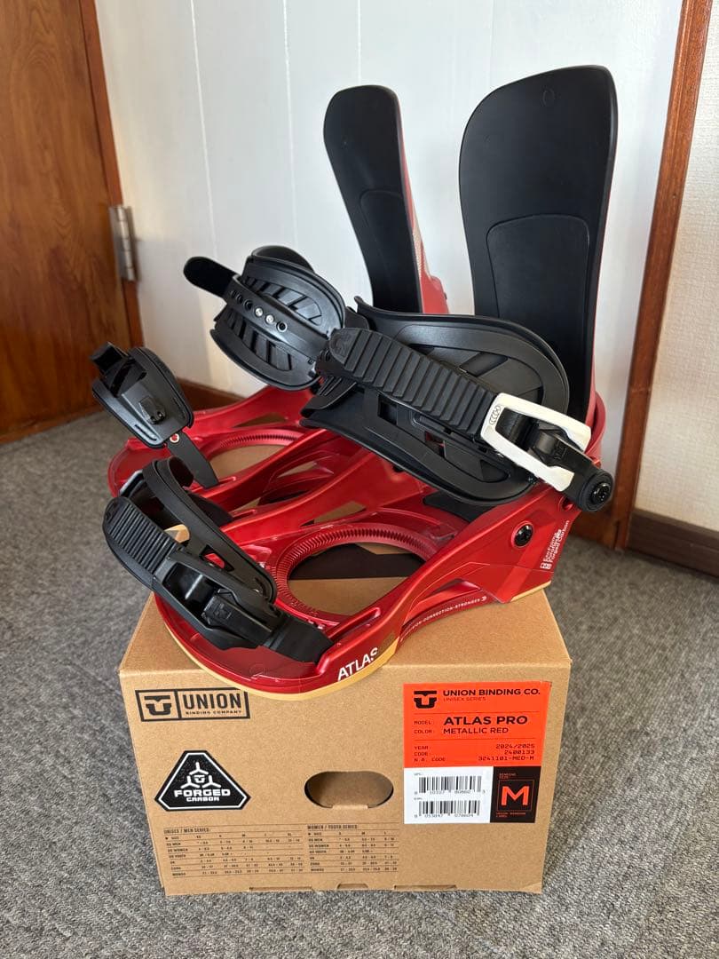 24/25 UNION ATRAS PRO メタリックレッドMサイズ 24-25モデル. UNION .『 ATLAS PRO 』. Red . ユニオン . アトラスプロ