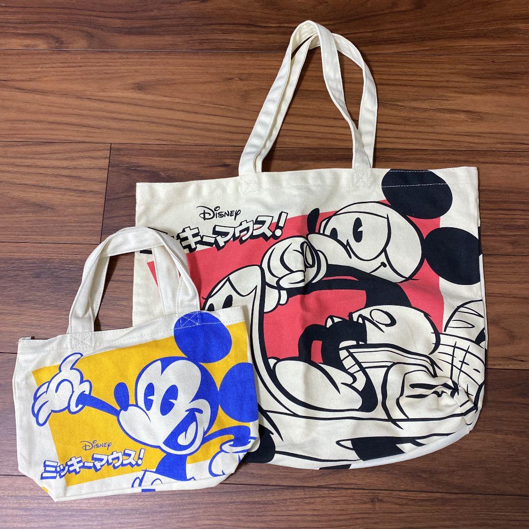 ディズニー ミッキーマウス 親子トートバッグ - メルカリ
